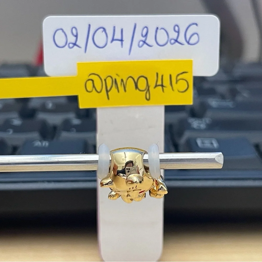 Pandora Shine Fortune Cat charm - Picture 8 of 15